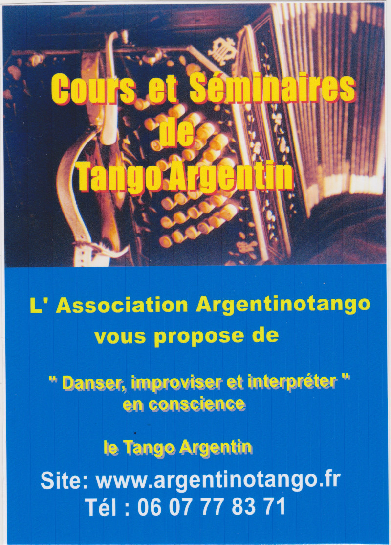 Association tango argentin Bordeaux